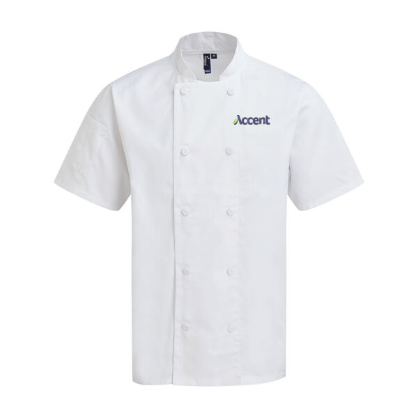 Head Chef Coolchecker® Short Sleeve Chef's Jacket Thumbnail