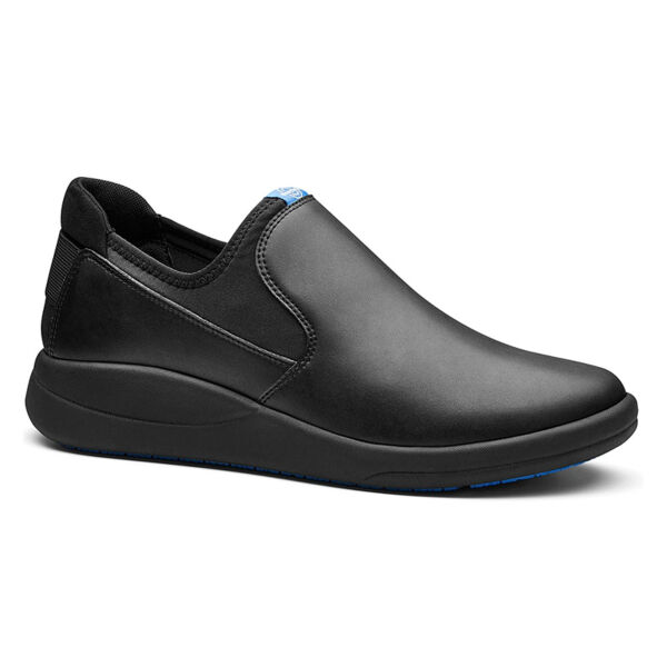 Vitalise Non-Slip Black Comfortable Work Slip On Shoe Thumbnail